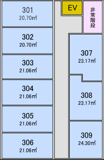 フロアマップ 3F