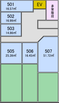 フロアマップ 5F